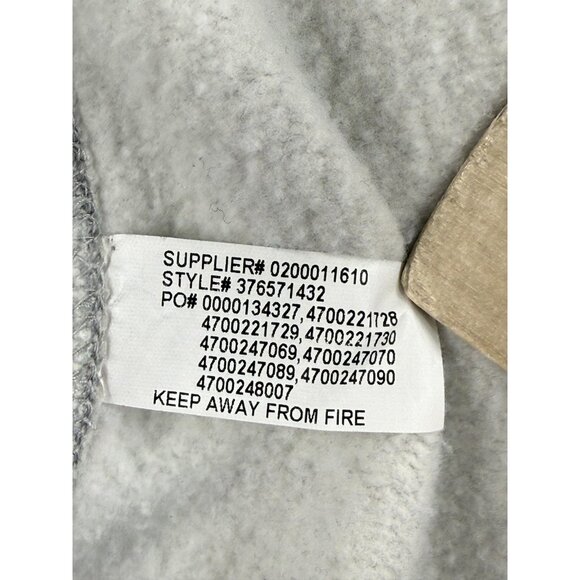 Polo Ralph Lauren Hoodie Women Large Gray Polo Sport Full Zip Fleece Logo RL Y2K - Picture 10 of 16